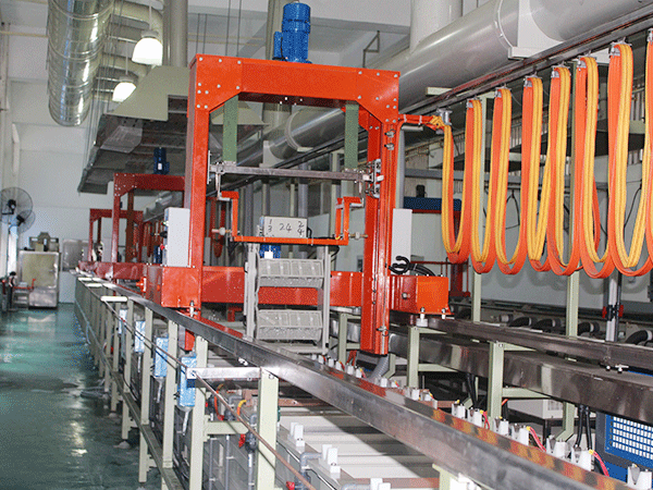 全自動雙筒式滾鍍電鍍線 全自動雙筒式滾鍍電鍍線