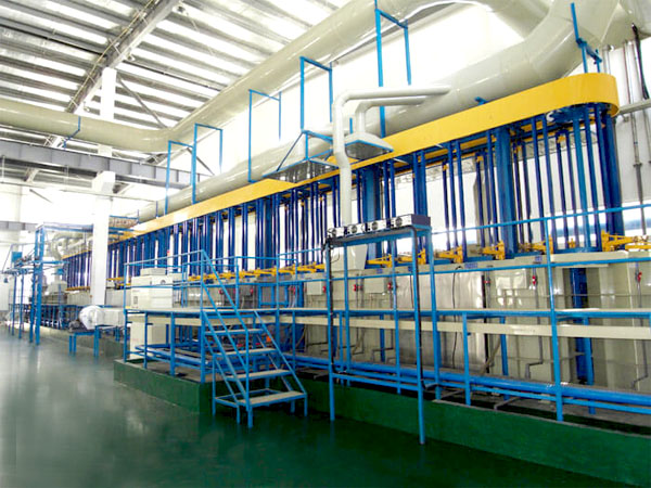 環形垂直升降掛鍍銅鎳電鍍線 環形垂直升降掛鍍銅鎳電鍍線