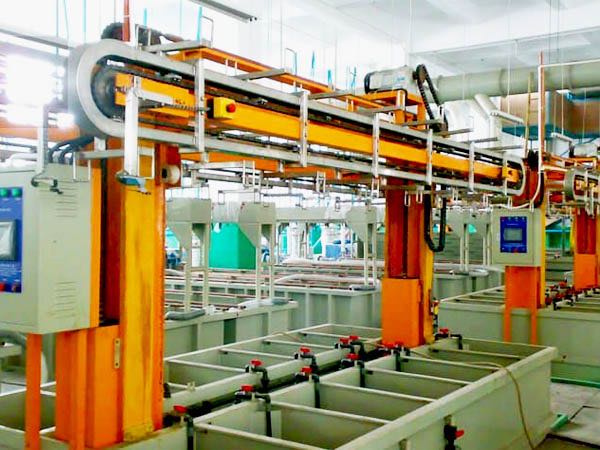 手動環形掛鍍生產線 手動環形掛鍍生產線