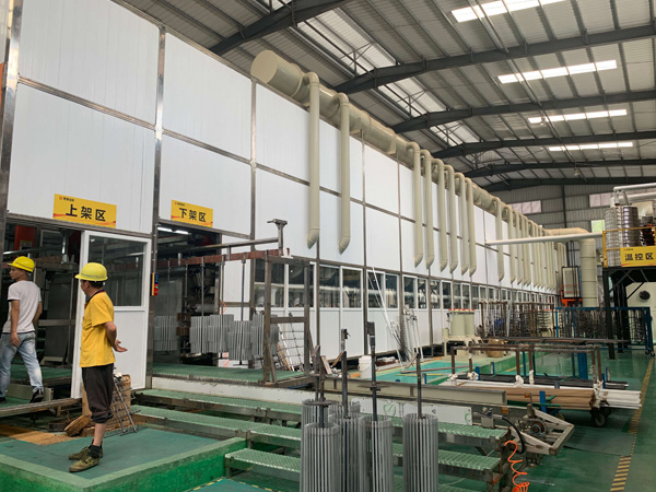 密封式陽極氧化生產線 密封式陽極氧化生產線